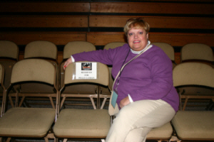 Longtime Spartanburg Fan Peggy Lathan (Section B Row 1 Seat 8)